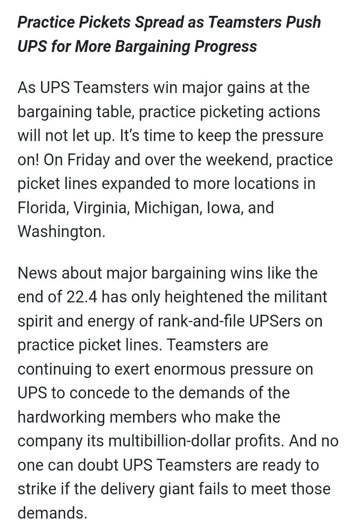 BrJoeBalkis's tweet photo. 7/2/23 #upsNegotiationsUpdate
#2023TeamstersupsContractCampaign #Teamsters #ups
#PracticePicketing did spread.
#DEFUNDfacebook
#DEFUNDtwitter
#DEFUNDyoutube
https://t.co/ojf1B2hRRu https://t.co/qVzEPgIemL