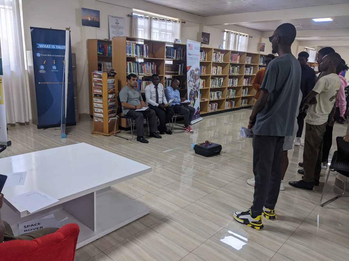 KundanKumar011's tweet photo. Excited to be part of #Hackathon #competition sponsored by @USEmbassyKigali Grateful to evaluate innovative and impressive IoT projects at @UTBrwanda Rubavu.Kudos to participants for their skills and dedication. Congrats to winners and thanks to #Makerspace for their support 🏆 https://t.co/1RpZgO5wsH