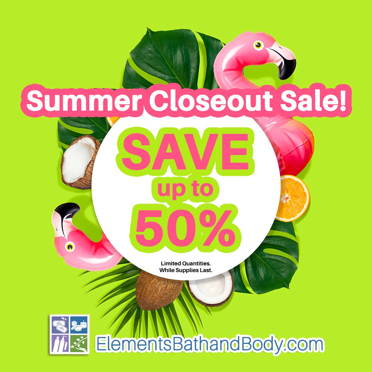 ElementsBB's tweet image. 🎉SUMMER CLOSEOUT SALE!!!!🎉
SAVE up to 50% on 100's of items!
(Limited quantities, while supplies last.)

🛒Shop sale now for the best selection! 👉 elementsbathandbody.com

💜💙💚

#bathbombmaker #soapmaking #soapmaker #soapmakingsupplies #soapsupplies