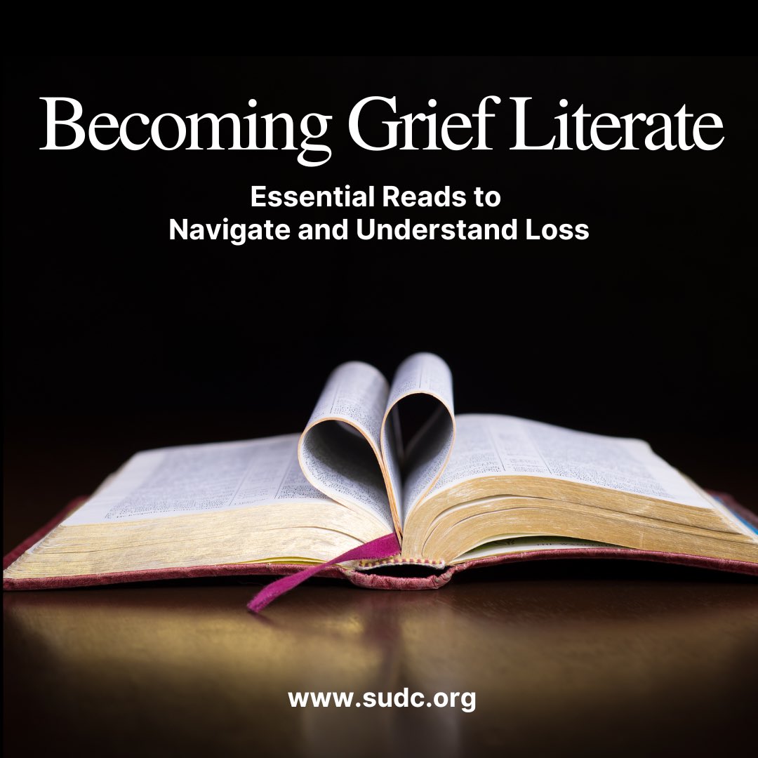 SUDC's tweet photo. 📚💙Become grief literate by diving into books that offer valuable insights and perspectives on the grieving process.

https://t.co/p3BOCMMI1n   

#BecomingGriefLiterate #BooksOnGrief #UnderstandingGrief #SupportingGrievingParents #BereavedParentsAwarenessMonth #TogetherWeHeal https://t.co/DvfcnCqdfF