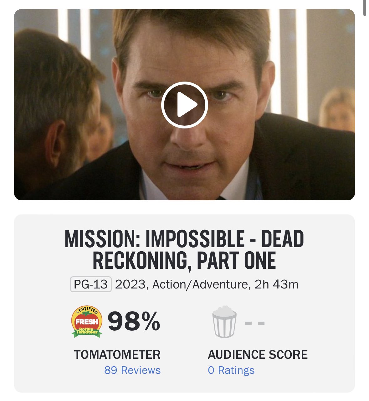 Lights, Camera, Barstool on Twitter "‘MissionImpossible Dead