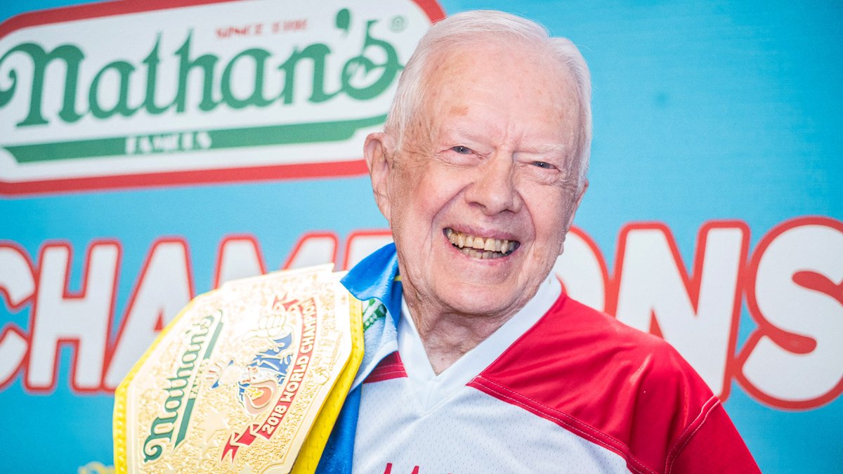 RT @TheOnion: Jimmy Carter Wins 2023 Nathan’s Hot Dog Eating Contest https://t.co/xdXCx0wTW6 https://t.co/7TmW0oGUaz
