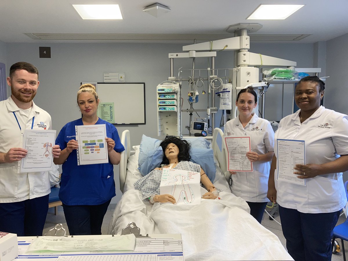 MelPinnington's tweet photo. Such wonderful student engagement today #sepsis / #aki / #abcde /#trackandtrigger / #endoflife #neweducator @southport critical care @MWLNHS @sophietrecarichi
@drkathrynmannix @pandaclare @Charlot25915652 @edgehill @UCLan https://t.co/H29dHxM6CE