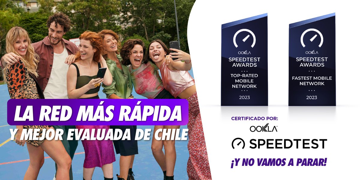 WOM, ¿por qué tan elegante? Porque nos reconocieron como la red más rápida y mejor evaluada por OOKLA Speedtest, chico. Así es, queremos contarles este tremendo logro y ¡No vamos a parar! Nada de esto sería posibles sin ustedes, gracias por tanto. #WOM, nadie te da más