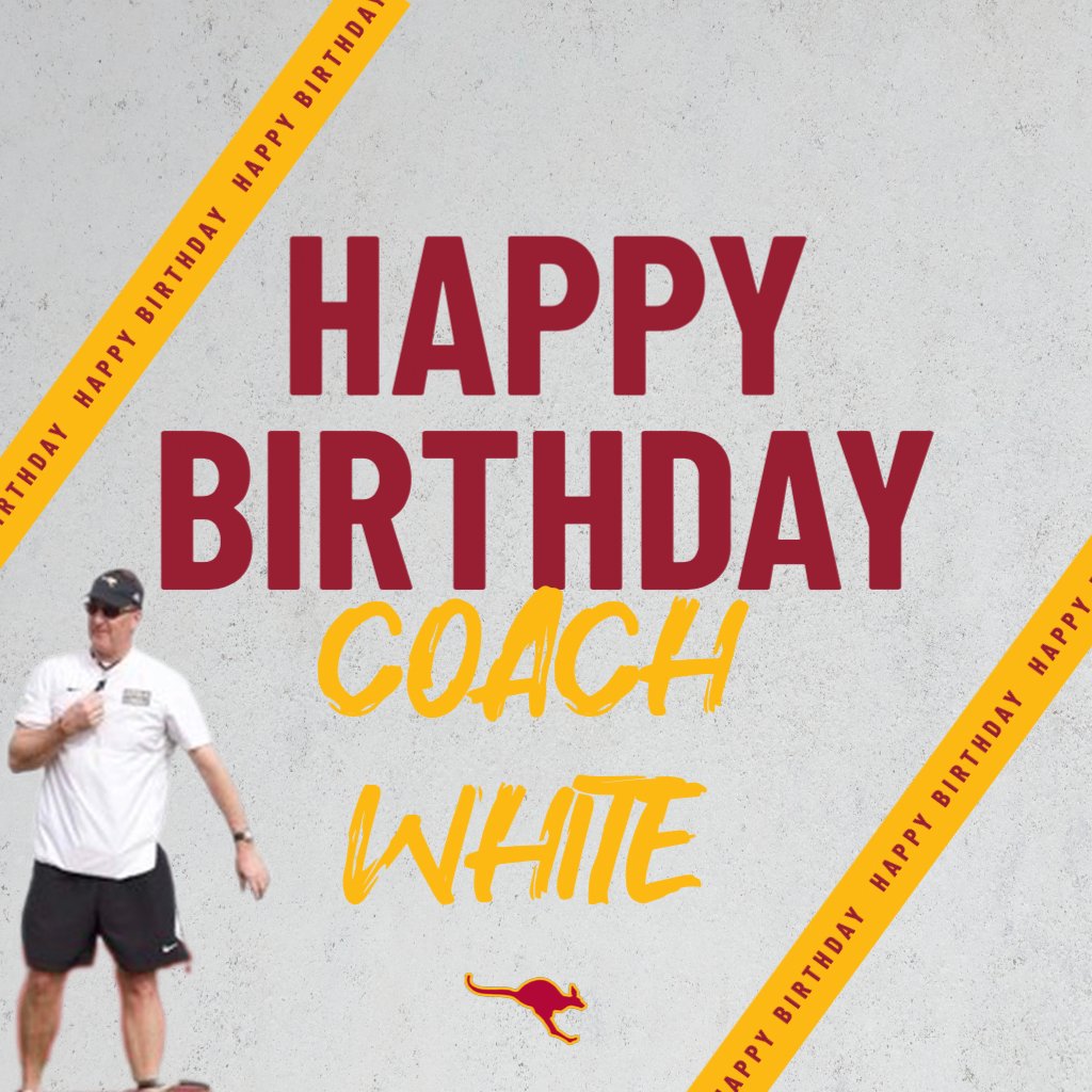 Sending out a birthday shoutout to our Head Coach, Coach White!! Happy birthday Coach! 

#FPE #RSP
