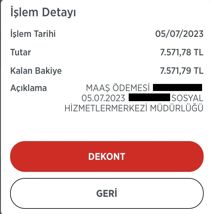 _ErcanOzcelik's tweet photo. Sayın @tcailesosyal Bakanımız @Mahi_Nur, 
Bu maaş ödeme bilgisi, kurumlarınızda ekdersli meslek elemanı sıfatıyla görev yapan, anormal derecede düşük maaşlarının yanı sıra, en temel izin ve diğer özlük haklarından mahrum çalıştırılan 3.000 civarındaki psikolog, sosyolog, sosyal çalışmacı, hemşire, büro personeli gibi kişilerden birisine aittir!
Avrupa'da asla örneği görülmeyecek bu garabete en kısa sürede son vereceğinize, bu personelinizi asli kadrolarına alarak, insani şartlarda çalışıp halkımıza huzurla hizmet etmelerini sağlayacağınıza inanıyor, gündeminize almanızı arz ediyoruz!
@RTErdogan @memetsimsek @yilmaztunc @AliYerlikaya @NumanKurtulmus @Yusuf__Tekin @isikhanvedat @Akparti @ErbakanFatih @dbdevletbahceli @uspumorg @mtahagergerli @BncMedyaHaber @MuslumanSesi @turkiye_postasi