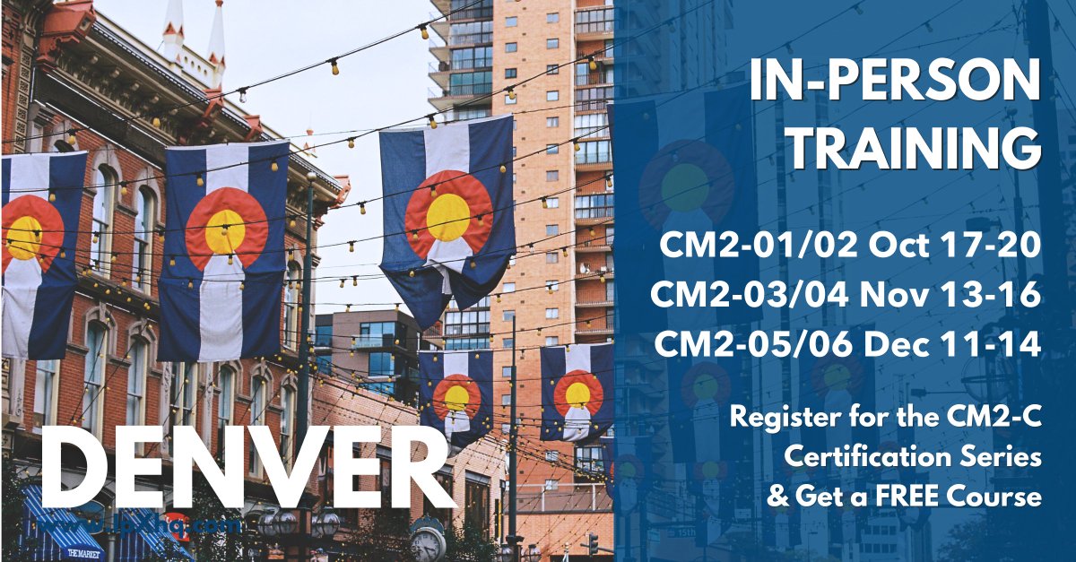 ipxhq's tweet image. Join us in Denver this fall for in-person training! Sign-up for the CM2-Comprehensive six-course certification series and get one course free. Learn more today: go.ipxhq.com/in_person_CM2  #businessprocesses #changemanagement #configurationmanagement #digitaltransformation