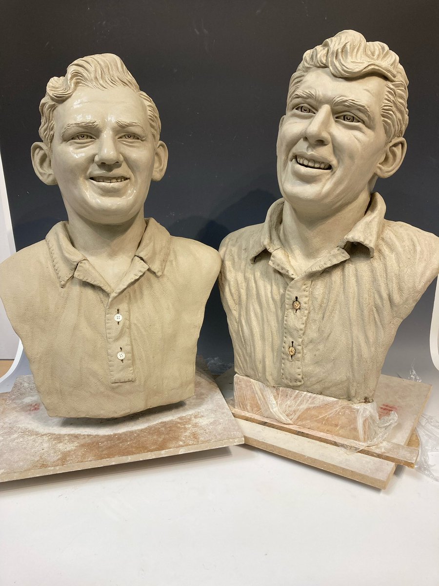 Willie Ormond joins the other four of the five. Some adjustments prior to casting. <a href="/Stephmatthews33/">Stephaniejanematthews</a> has worked magnificently during this commission. <a href="/HibernianFC/">Hibernian Football Club</a> <a href="/HibsTrust/">Hibernian Historical Trust</a> to benefit near the end of October.
