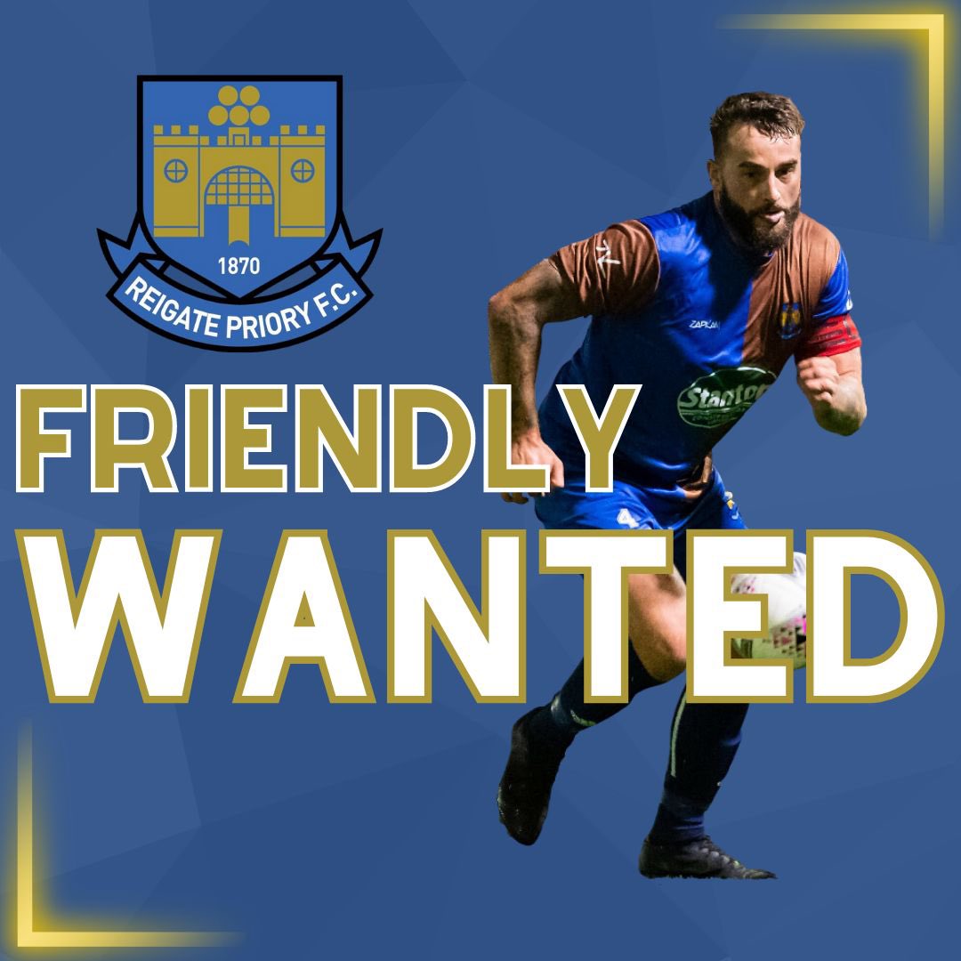 🚨FRIENDLY WANTED🚨

Our Reserves are looking for a friendly Saturday.

Ideally away, happy to split costs.

Please contact if interested.
