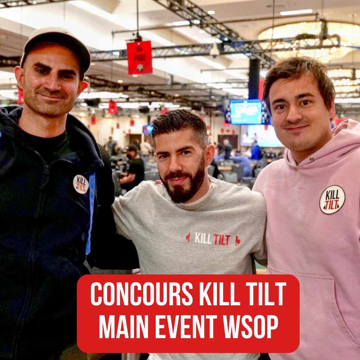🎉 CONCOURS KILL TILT IN VEGAS!

Gagnez 1 000€ de tickets de Tournois Winamax en pariant sur le coach Kill Tilt qui ira le plus loin dans ce Main Event WSOP 2023 !

Pensez-vous que ce sera ShiShi, Sylvain ou Flavien qui tiendra le plus longtemps ? 😎

BONUS : si vous gagnez et