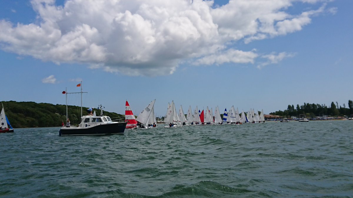 RadleySailing's tweet photo. Getting amongst it today at Itchenor. Day 1 is training day, and boy, was it blowing! Well done to both @RadleyCollege crews for hanging in there today, and best of luck tomorrow! @RadleySports https://t.co/A9Iv9TqMTW