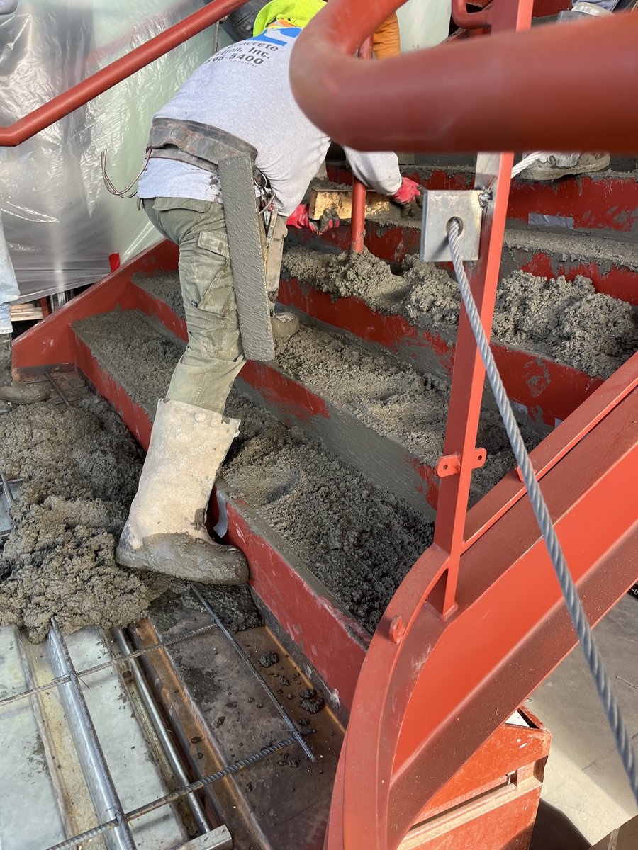 OLP faculty, staff, and administrators gathered to place coins of saints blessed by Fr. Emmanuel Ochigbo in the concrete of our new St. Thérèse Library and Performing Arts Complex. Thank you to everyone who is making the construction possible! #olpempowering