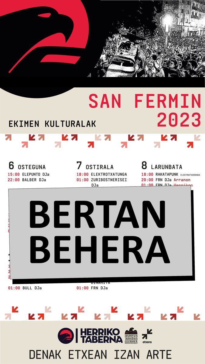HerrikoTaberna's tweet photo. Zabaldu eta Zatozte mesedez.
Bertan itxarongo zaituztegu! https://t.co/nCLVrBjkY4