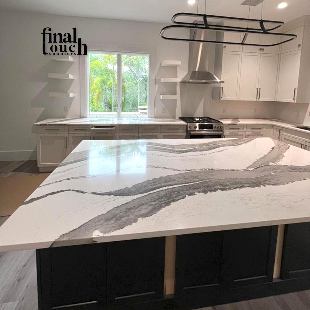 finaltouchcntps's tweet photo. Experience the captivating beauty of Skara Brae Quartz countertops from @CambriaSurfaces in your kitchen oasis. ✨🍽️#FinalTouchCounters #SkaraBraeQuartz #CambriaSurfaces #KitchenOasis #ModernElegance #HomeInspiration #InteriorDesign #TransformYourSpace #CountertopGoals https://t.co/AXoLuwkWMf
