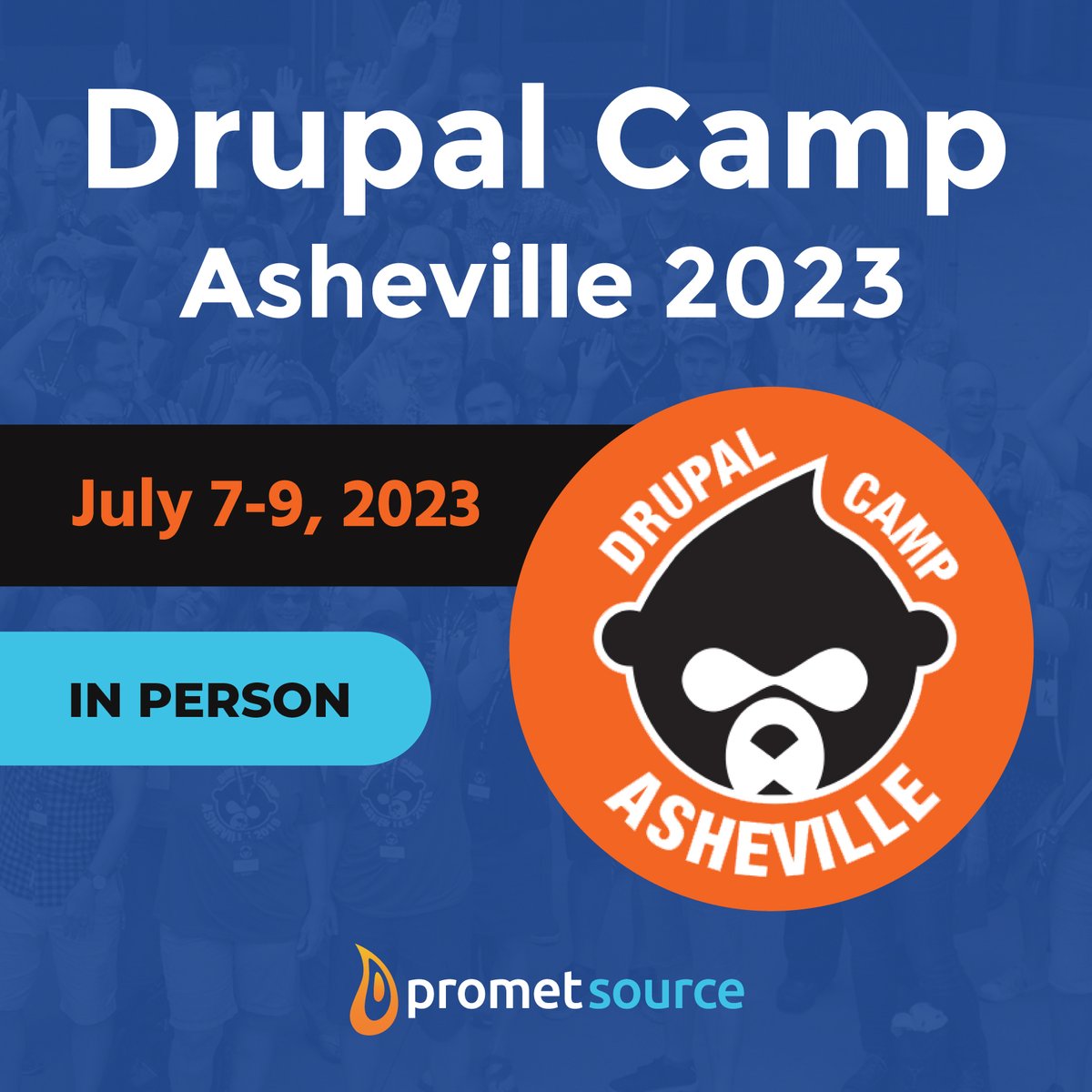 prometsource's tweet image. DrupalCamp Asheville in brief: July 7-9. 
Trainings on Friday. Sessions on Saturday. Community Day on Sunday. Register now for one of Promet’s favorite Drupal Camps of the year. 
hubs.ly/Q01Ts4ty0
#drupal #drupaldeveloper #drupaldevelopment #drupalcamp #DrupalAsheville