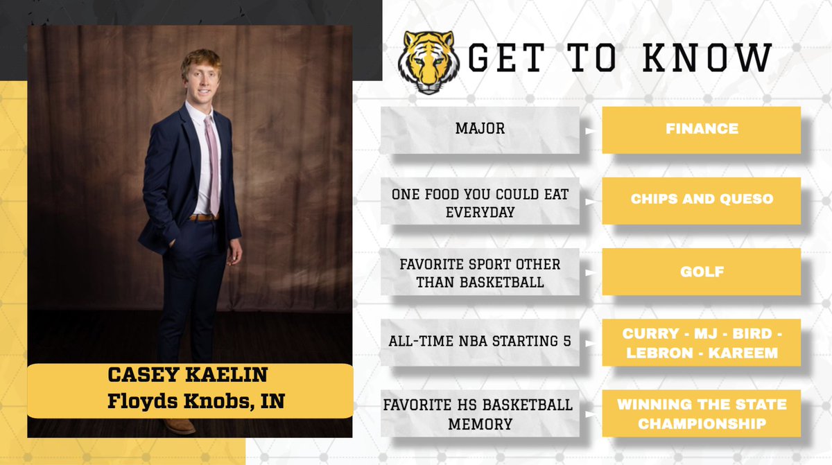 Our next newcomer to @DePauwU and @DePauw_MBB Casey Kaelin Floyds Knobs, IN #TigerPride #TeamDePauw