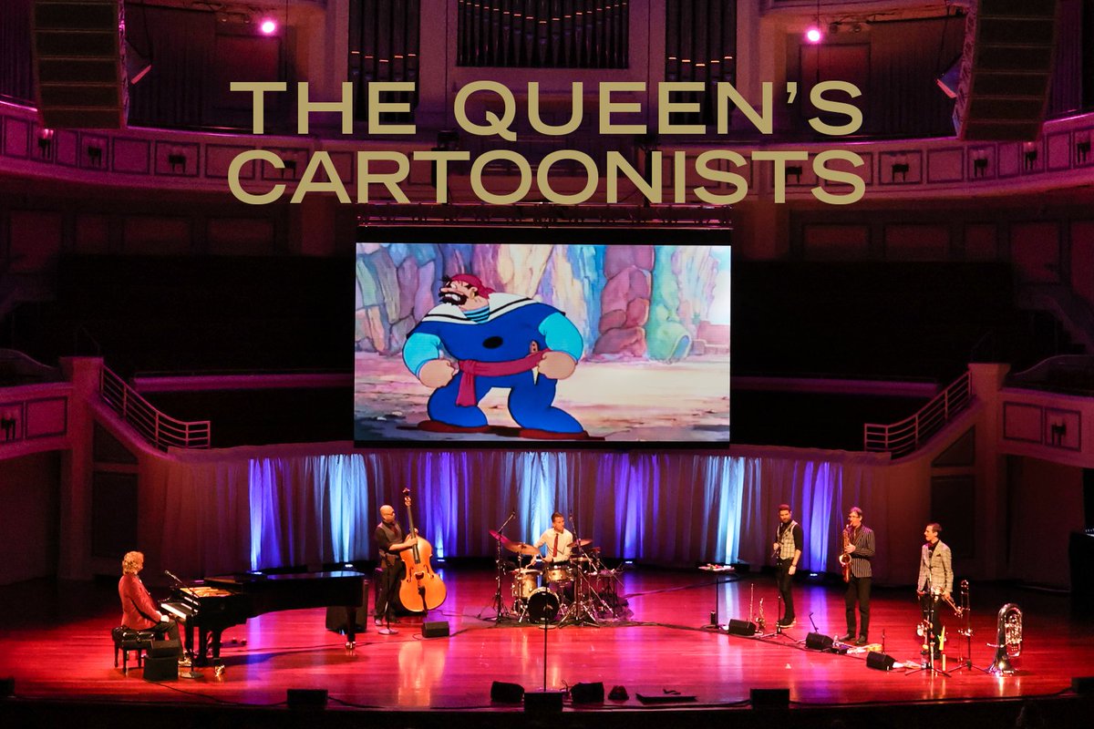 ScheideggerCtr's tweet photo. Season Announcement: The Queen's Cartoonists (@TQCJazz) perform music from cartoons! On Nov. 2, watch your favorite classic cartoon characters interact with the musicians on stage.
https://t.co/a1LZ5sEXA3 https://t.co/hPRl2Jpopz