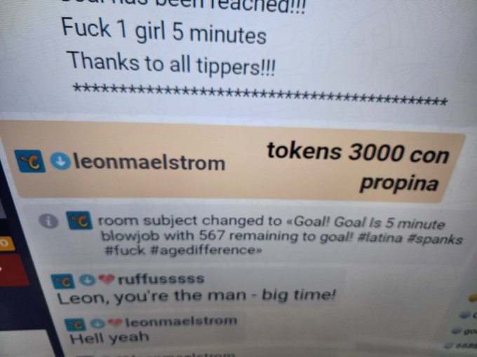 3000 tokens to do the pulp fiction dance with amalia and valeria, both of them naked and upload the results<a href="/tag/chaturbate"class="tags"><span>#chaturbate</span></a>