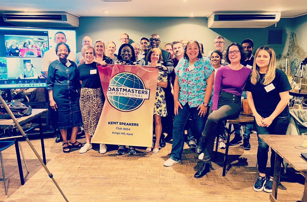 It was an extraordinary meeting tonight with some fabulous guests! 
#kentspeakers #publicspeaking
