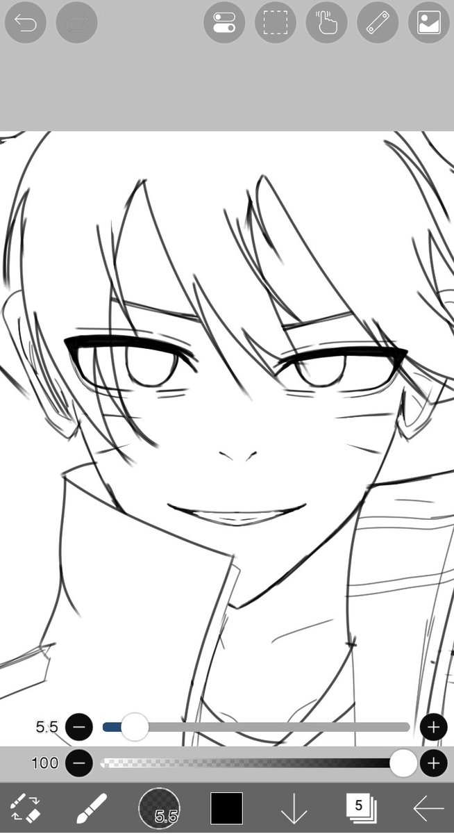 FiooSaku's tweet photo. After not drawing Boruto for a long time, I finally drew it again. And I think I got artblock (?) That's why I didn't post my drawings for months. And now I forgot how to draw him💀 https://t.co/3dN3fsAIud