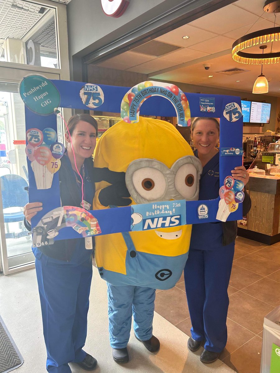 Happy 75th Birthday NHS from the Community Children's Nursing Service HDUHB