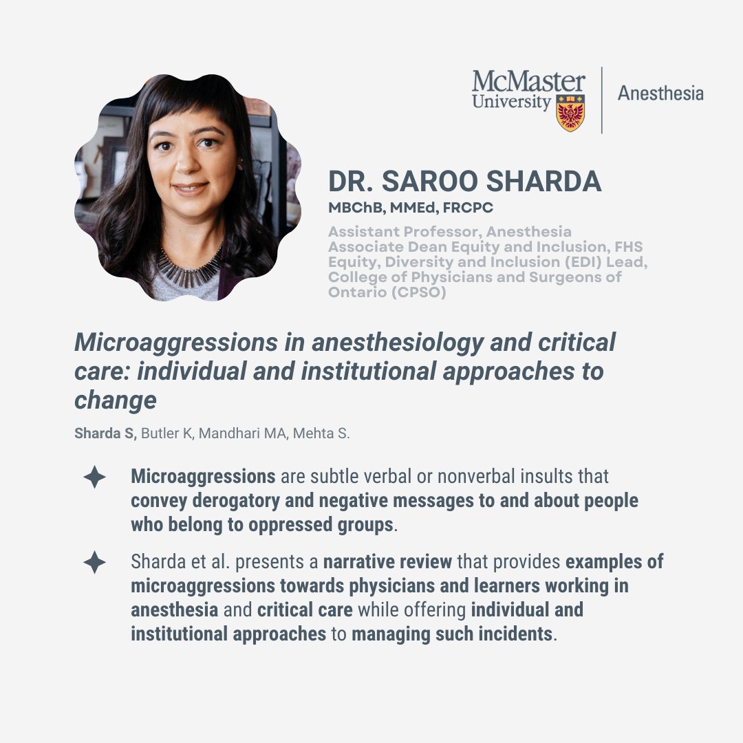 MacAnesthesia's tweet photo. For a quick summary/description of the featured research in this month's Research Roundup, click the images to read more!
(2/2)
#anesthesia #research #csection #metaanalysis #clinicaltrials #microaggressions #healthcare #intersectionality #postoperativedelirium #algorithm https://t.co/yDybeCuk5I