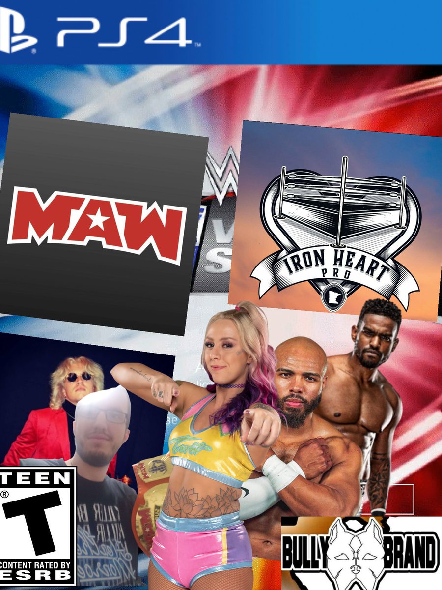 Daniel91794283's tweet image. I Made The Official Video Game cover for MAW Vs IHPW I hope you love it @bruski12345 @MW_AllStar 
@IronheartPw