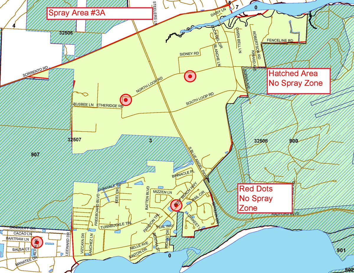 myescambia's tweet photo. ❗ Mosquito Control will be fogging this evening in commission districts 1 and 2 from 6-9:30 p.m. All operations are dependent on weather conditions.

📲 To make a request for service or add an area to the no spray zones, call 850-937-2188 or email mosquitocontrol@myescambia.com https://t.co/2dZLHNrxra