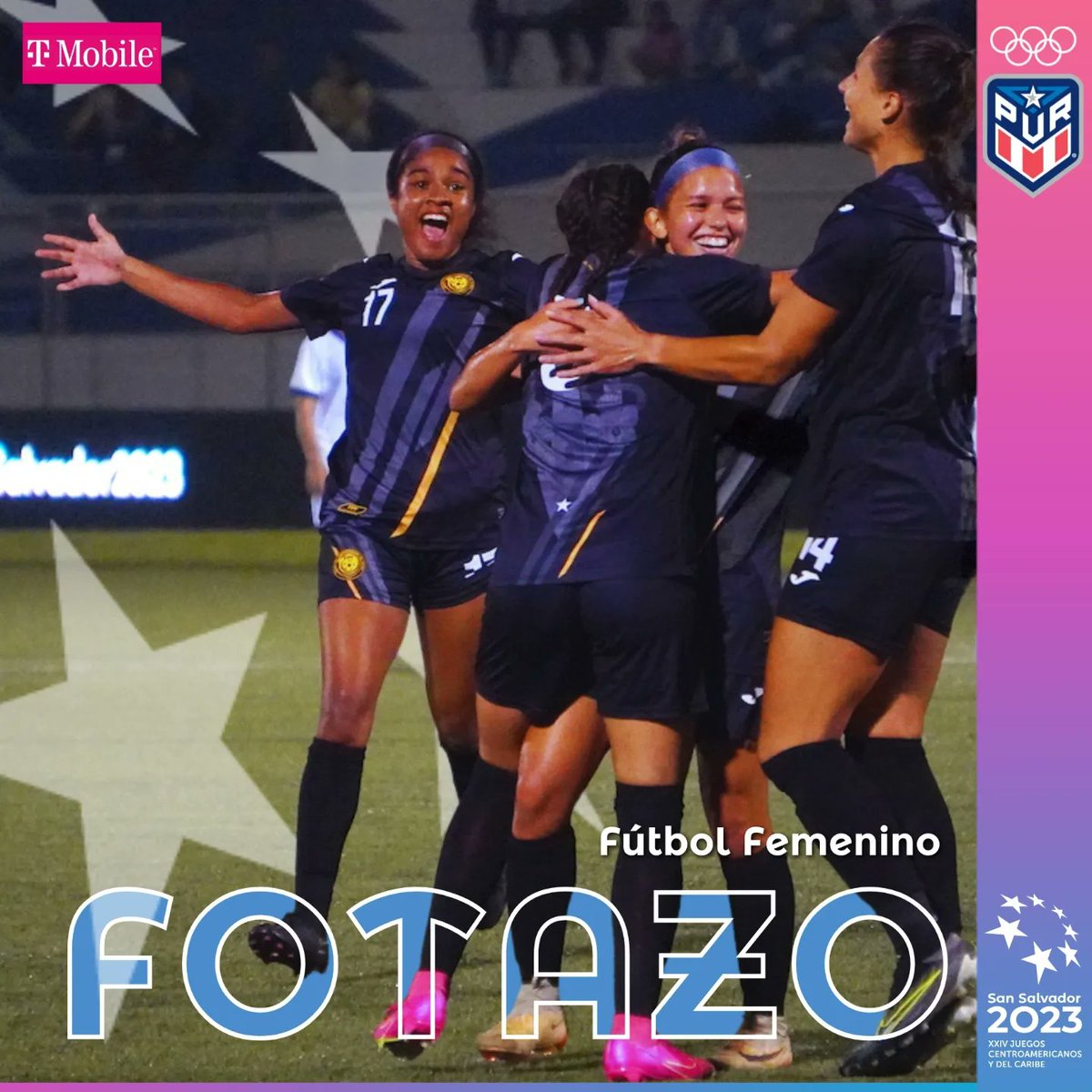 ComiteOlimpico's tweet photo. 📸 #Fotazo
#EquipoPUR 
#SanSalvador2023 #EsMomentoDeTrascender
#PoloAcuático #Fútbol https://t.co/0UfToq3ATC