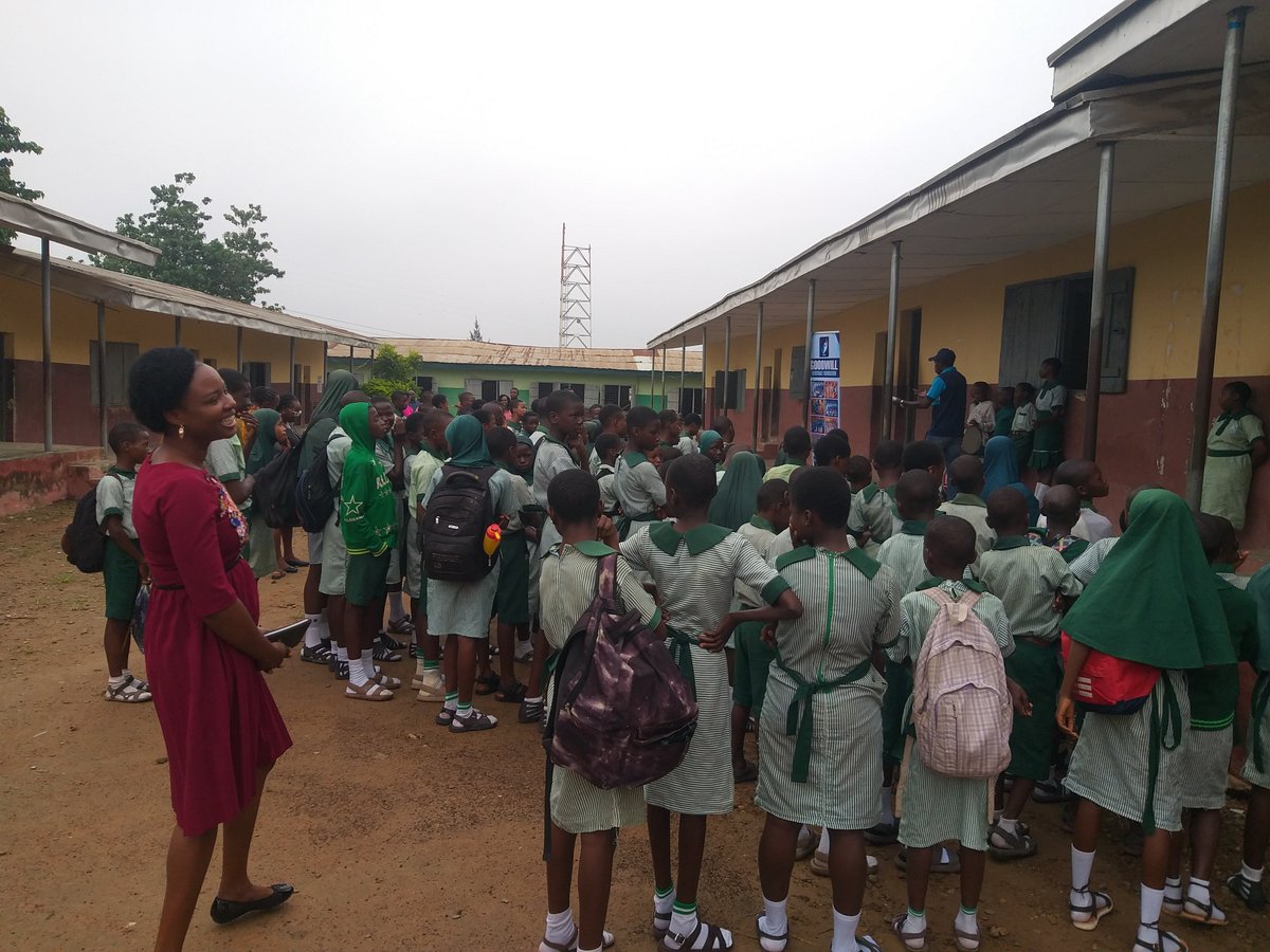 GoodwillHF's tweet photo. We held another segment of our ongoing Career counselling  talk to Oluyole Extension High School on July 5,2023 and made an speech so as to help the Students navigate the complexities of the job opportunities and careers they can take. https://t.co/55LaJKNOYQ