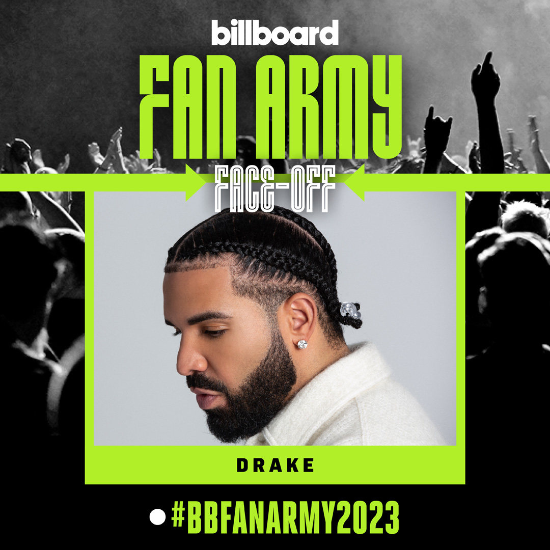 billboard's tweet image. It's aespa's #MYs vs. Drake's #TeamDrizzy in Round 1 of the #BBFanArmy2023 bracket!

Vote now for who you think has the stronger fan army: blbrd.cm/aXe4Udu