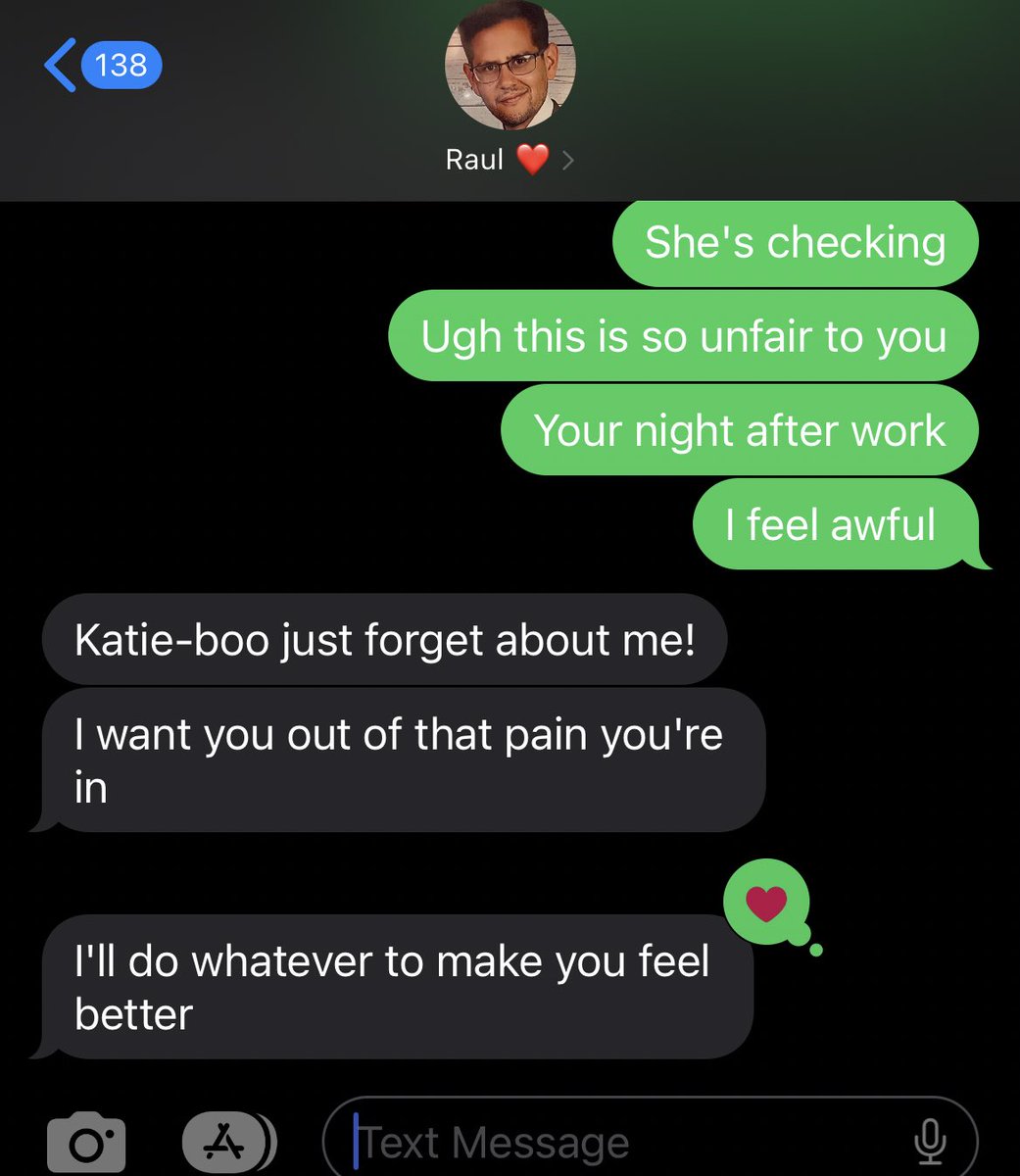 Raul is out to get my muscle relaxer for the back injury and they're ...