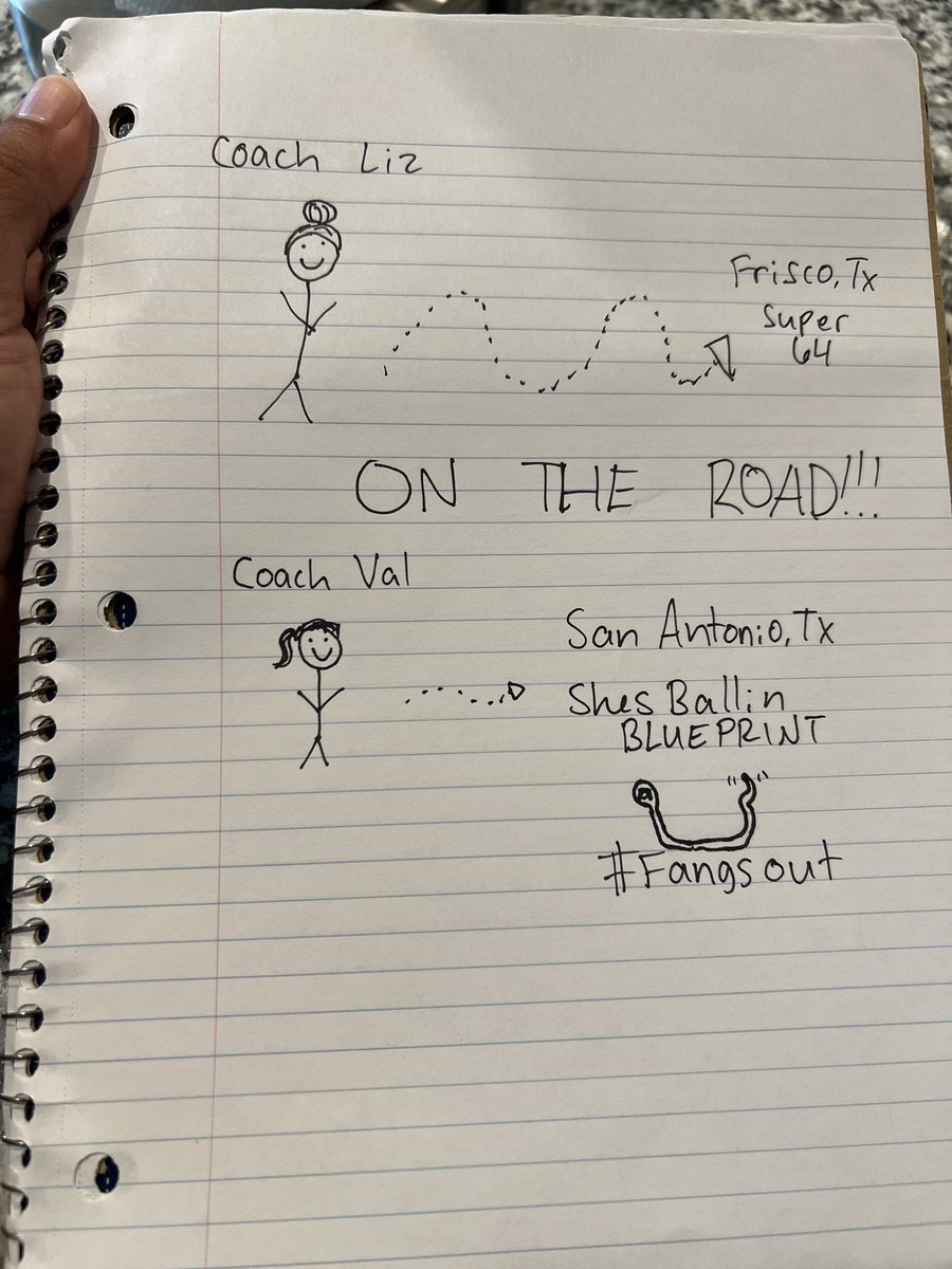 Coach_VaL's tweet photo. Best believe our staff is out this weekend!! 👀👀👀 🐍🚙💨🏀
Can’t wait to check out some good players and games!
#recruitinghumor
#safetravelseveryone https://t.co/D5qXNGJh3U