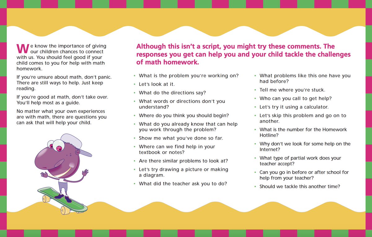 teacher2teacher's tweet photo. Rather than providing a script, this guide for Ss' families from @NCTM offers different questions and prompts for supporting Ss – no matter the subject matter:

https://t.co/SBYgnZBB3p

#BeTheOne #StuVoice https://t.co/pnd3EI2Ad0