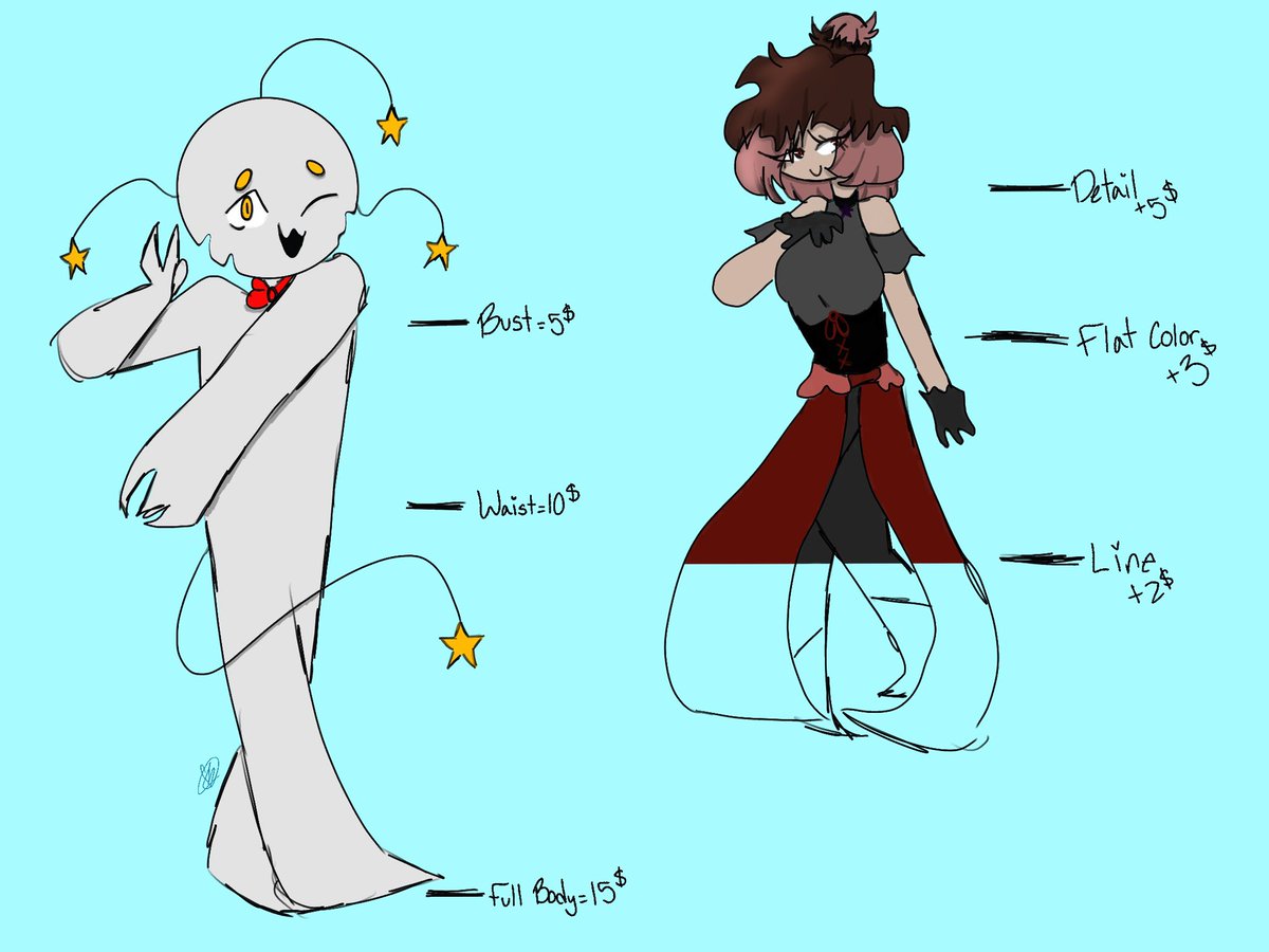 BellaFnaf's tweet photo. MY NEW COMMISSION SHEET!!! https://t.co/81EQKobIQd