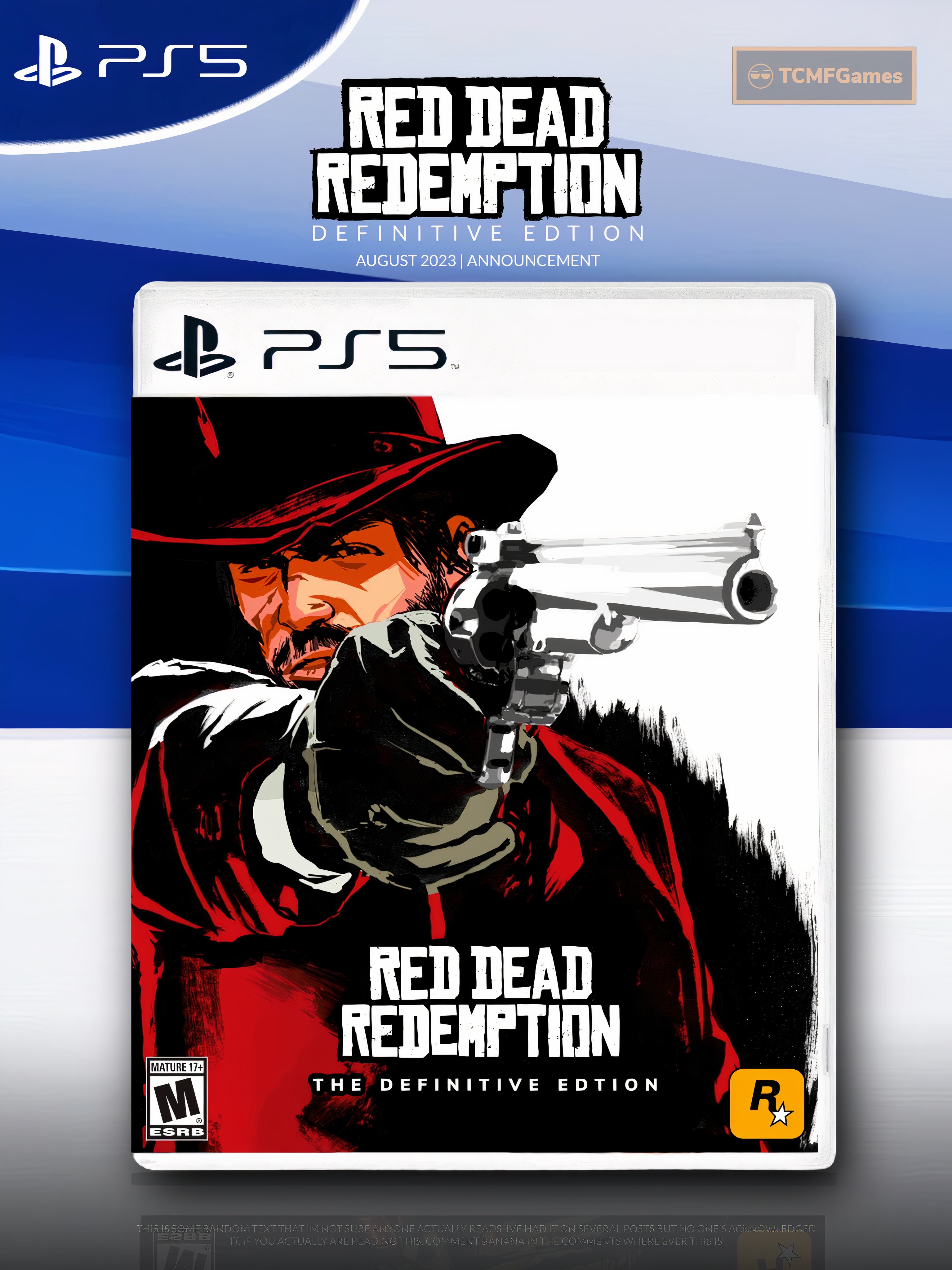 TCMFGames on X: Red Dead Redemption Remastered for PS5 reveal