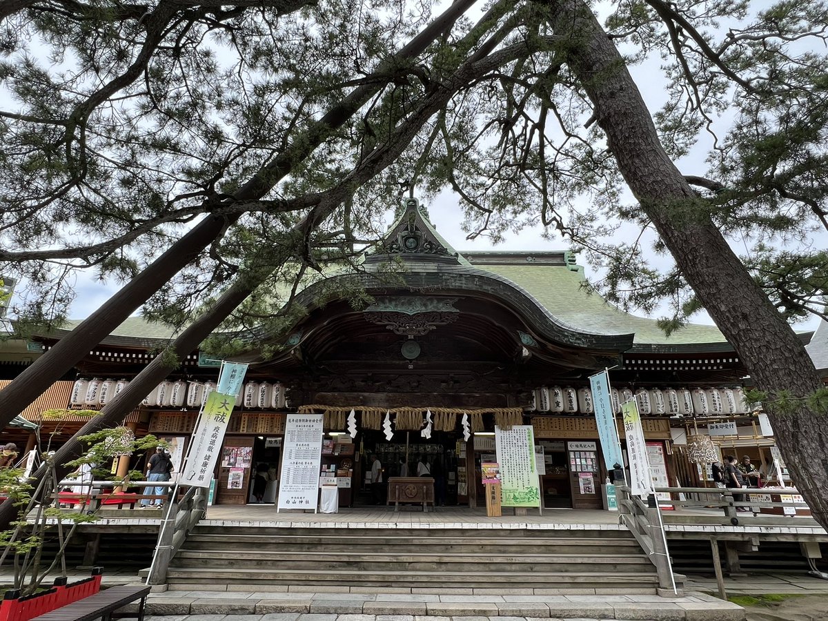 RionRainbow's tweet photo. 🌈白山神社⛩
📍新潟県新潟市

初めての参拝✨風鈴祭り中でした✨素敵な風鈴の音に癒されました🍀
境内にはたくさんのお社があり、とても見どころたくさんの神社でした✨✨

【御祭神】
菊理媛大神(くくりひめ)

#神社 #神社好きな人と繋がりたい #龍 #龍神様 #新潟県 #白山神社 #風鈴 #風鈴祭り https://t.co/t48LhlmK22