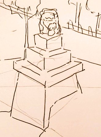 #1日1模写 Ⅲ　191/365
今日は女の子と狛犬でした✨
冬仕様のセーラー服、良き…💕🥰🥳
#マンレボ　#無煙マッチ https://t.co/nghs1hDlNs