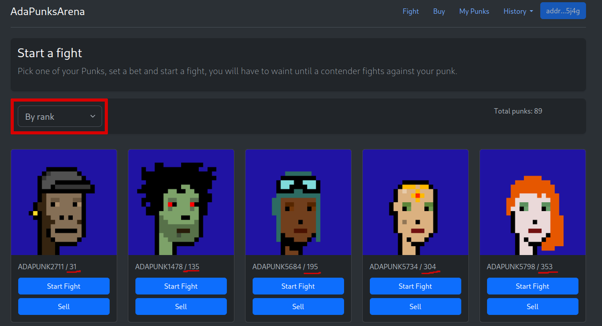 AdaPunks Arena tweet media