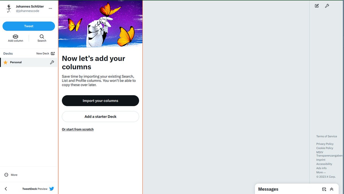 johannescode's tweet photo. what the heck, where is my tweetdeck config? https://t.co/mAtOnf9GT9