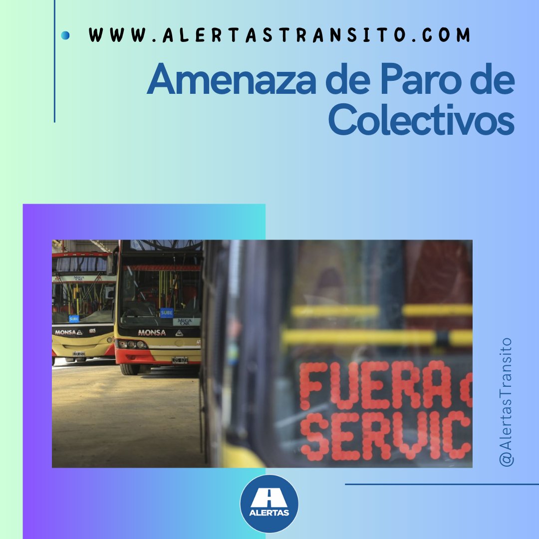 🔴🚍Amenaza de Paro de Colectivos 🚍🔴

❗Último momento❗👉
alertastransito.com/2023/07/amenaz…
.
#AlertasTransito #Transito #Paro #Colectivos