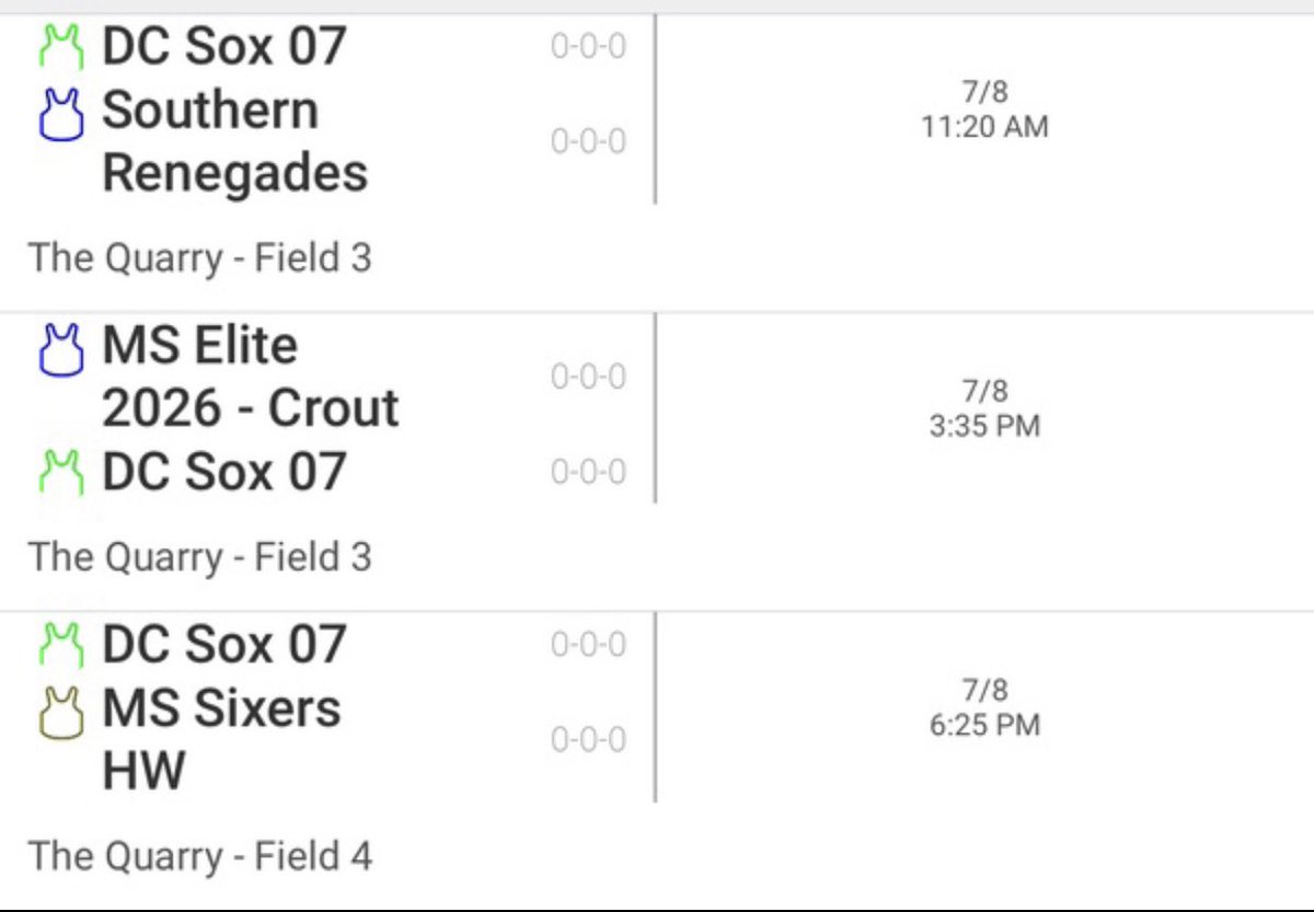 Sadie Bright (@sadie12bright) on Twitter photo We play this weekend in Brandon in the Summer Elite Gold Cup Showcase!
<a href="/HailStateSB/">Mississippi State Softball</a> <a href="/Coach_Ricketts/">Samantha Ricketts</a> <a href="/MGCCCSoftball/">MGCCC Softball</a> <a href="/CoachDavidMKuhn/">David M Kuhn</a> <a href="/DeltaStateSB/">Lady Statesmen Softball</a> <a href="/WhitneyHaynes_/">Whitney Haynes (Way)</a> <a href="/RazorbackSB/">Arkansas Softball</a> <a href="/CoachDeifel/">Courtney Deifel</a> <a href="/LSUsoftball/">LSU Softball</a> <a href="/GoChoctaws_SB/">Mississippi College Softball🥎</a> We play this weekend in Brandon in the Summer Elite Gold Cup Showcase!
<a href="/HailStateSB/">Mississippi State Softball</a> <a href="/Coach_Ricketts/">Samantha Ricketts</a> <a href="/MGCCCSoftball/">MGCCC Softball</a> <a href="/CoachDavidMKuhn/">David M Kuhn</a> <a href="/DeltaStateSB/">Lady Statesmen Softball</a> <a href="/WhitneyHaynes_/">Whitney Haynes (Way)</a> <a href="/RazorbackSB/">Arkansas Softball</a> <a href="/CoachDeifel/">Courtney Deifel</a> <a href="/LSUsoftball/">LSU Softball</a> <a href="/GoChoctaws_SB/">Mississippi College Softball🥎</a>