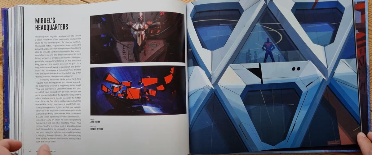 Thefinalgeekcol's tweet photo. Esta genial el libro de arte de #SpiderManAcrossTheSpiderVerse tiene cositas curiosas que se pensaron para la pelicula como diseños de algunos personajes #Spiderman que no aparecieron como #SuperiorSpiderman #Supaidaman y #Leopardon #KaineParker #SpiderManZombie https://t.co/52VolF8QS8