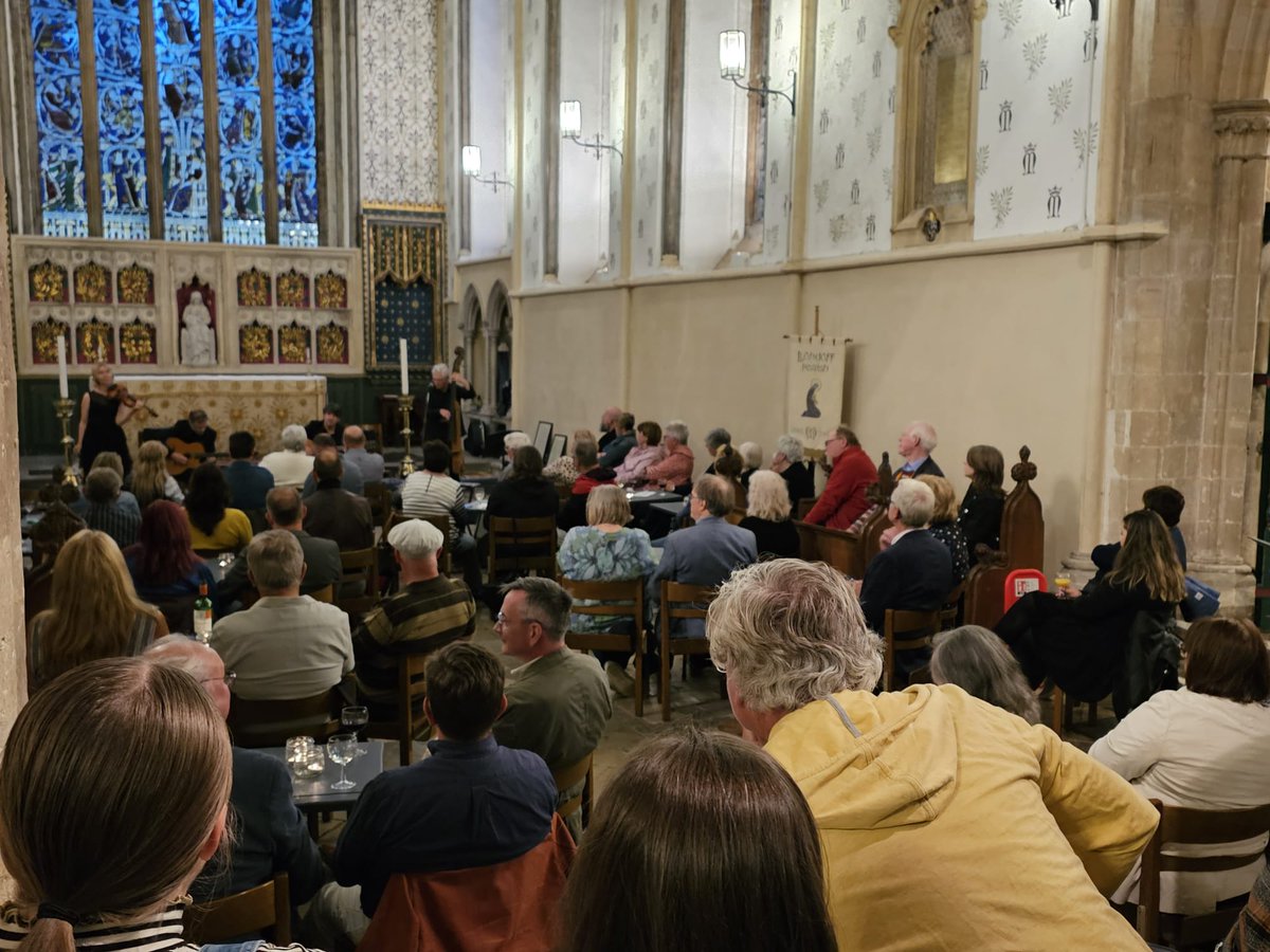 Around 70 people in the Lady Chapel tonight for some late night jazz with Hot Club Gallois 🎶
Our Festival continues tomorrow!