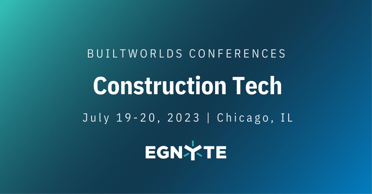 Mark your calendars and let's build the future together! See you at the Construction Tech Conference! 💪🏢 bit.ly/44PG5ZF