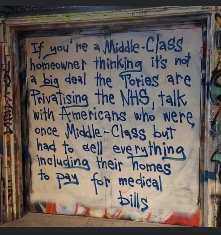Too many take the #NHS for granted...
You never know what you've got till it's gone #NHS75