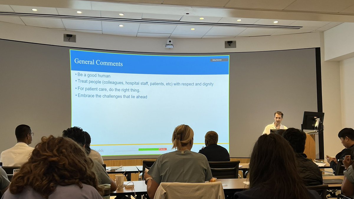 “Be a good human.” The first line of Dr Geoff Colby’s @geoffreycolbymd talk on expectations for the neurosurgery residents. Without our humanity, we lose the very thing we swore as physicians to uphold. . #neurosurgery #inspiration #residency #july #training #mentorship