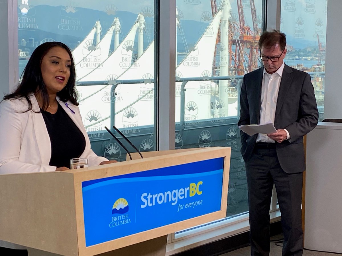 Past president @dr_rdosanjh announcing the expanded Health Connect Registry making it easier for patients to access #PrimaryCare. news.gov.bc.ca/releases/2023H…