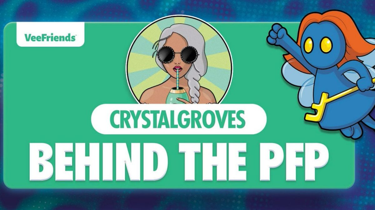 veefriends's tweet photo. Meet Crystal Groves (@crystalgroves), your favorite Discord Mom.. I mean Mod :D #BehindThePFP https://t.co/uXLP2MDrKp