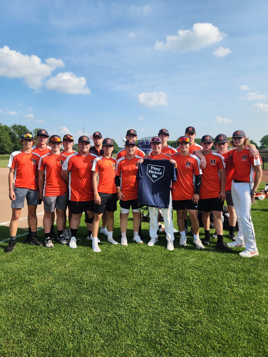 tsief5's tweet photo. Minster's Alex Schmitmeyer selected as an @AcmeCongress #TheyPickedMe for his two-hit performance and reached base three times. #ACME23 https://t.co/bIUUb25a31